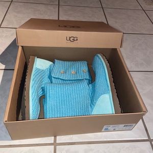 Light Blue Uggs W Classic Cardy